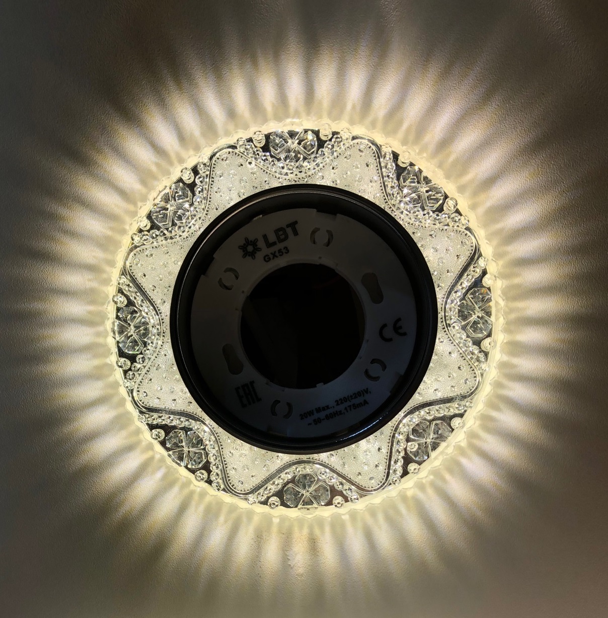 фото Точечный светильник GX53+LED KG5357L-1 (Прозрачный) 
