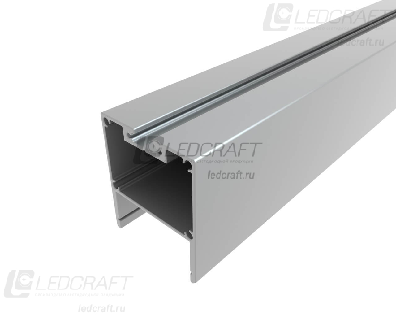 фото Профиль накладной алюминиевый LC-LP-4034-2 Anod анодированный 