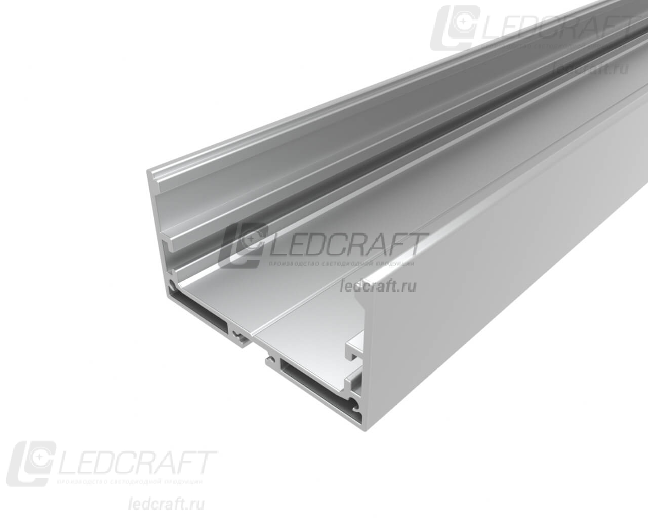 фото Профиль накладной алюминиевый LC-LP-3260-2 Anod анодированный 