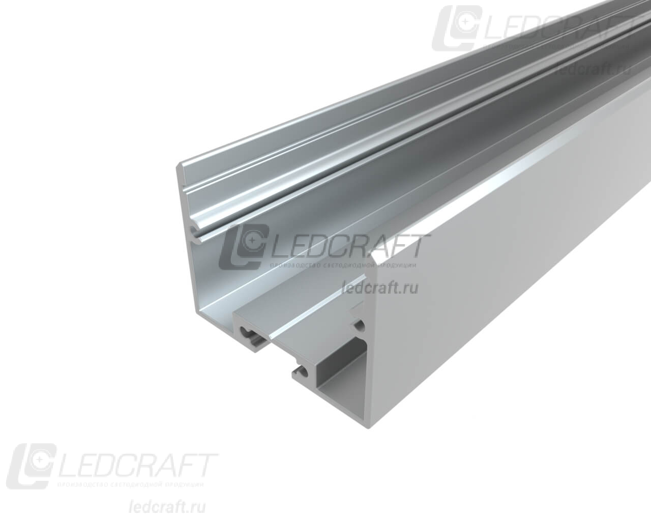 фото Профиль накладной алюминиевый LC-LP-2534-2 Anod анодированный 