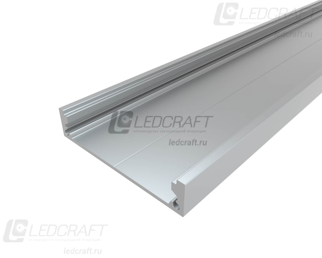 фото Профиль накладной алюминиевый LC-LP-1050-2 Anod анодированный 