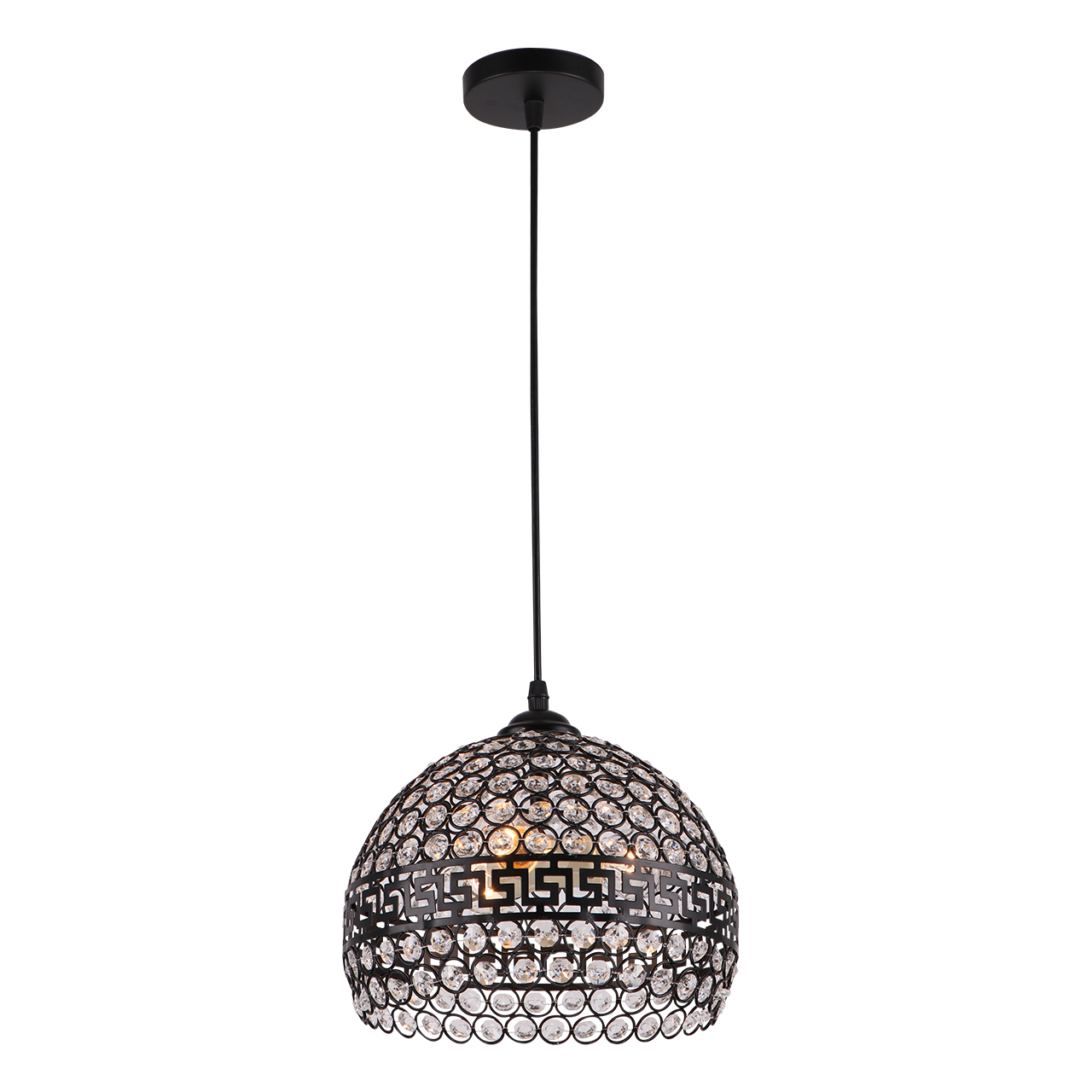 фото ЛЮСТРА ПОДВЕСНАЯ 3*60ВТ E27 MD.0006-3-P BK 