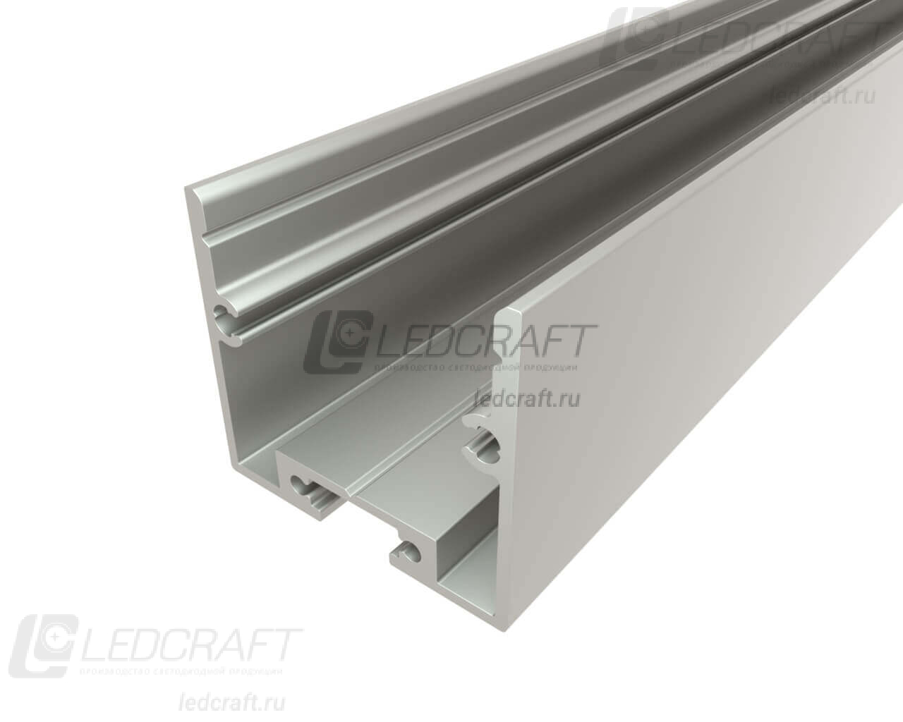 фото Профиль накладной алюминиевый LC-LP-2528-2 Anod анодированный 
