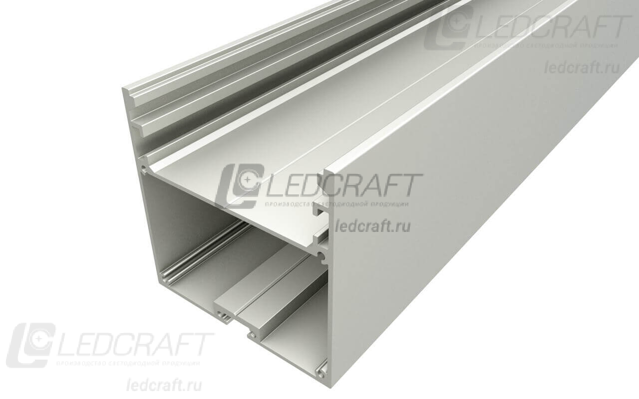фото Профиль накладной алюминиевый LC-LP-5060-2 Anod анодированный 