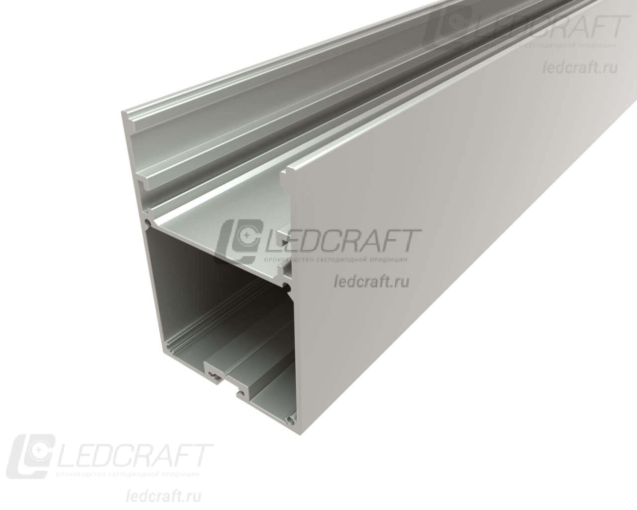 фото Профиль накладной алюминиевый LC-LP-7050-2 Anod анодированный 