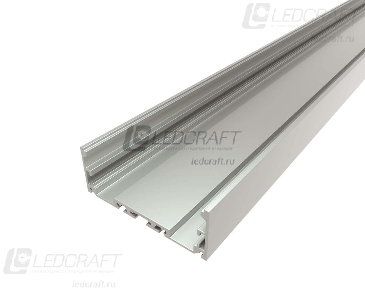 фото Профиль накладной алюминиевый LC-LP-2774-2 Anod анодированный 