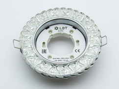 фото Точечный светильник LBT KG5325L-1 серебро (silver) 