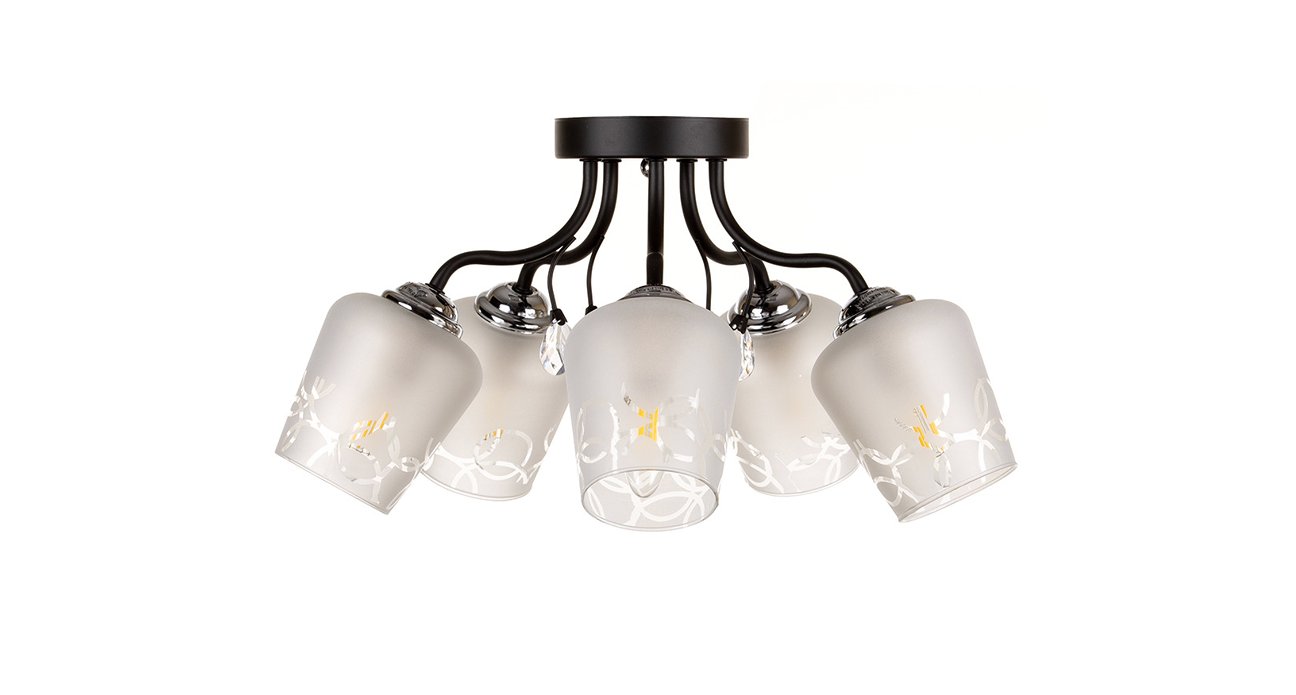 фото Люстра потолочная LUMINARTE LUCKY-CL 5хE14 
