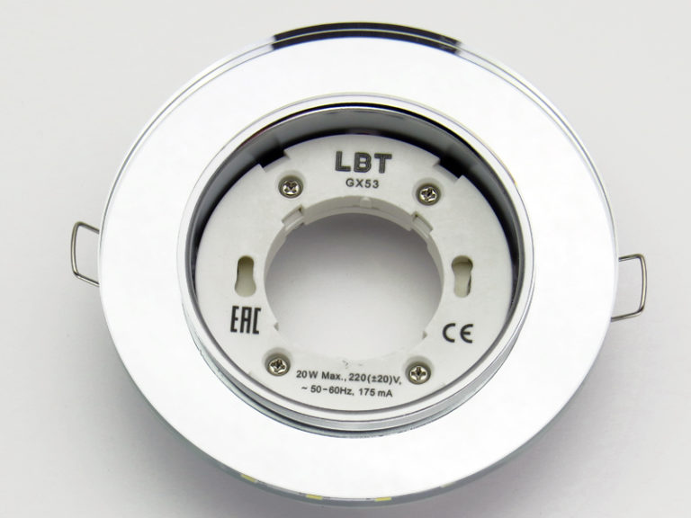 фото Точечный светильник GX53+LED GX001L-1 (зеркальный) 