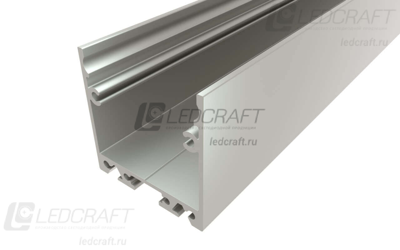 фото Профиль накладной алюминиевый LC-LP-3030-2 Anod анодированный 
