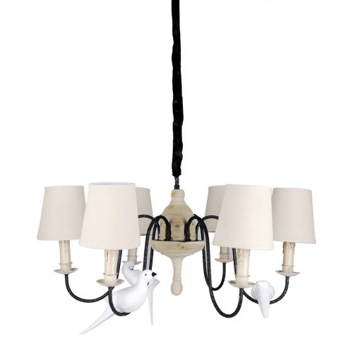 фото MD.29353-6-P BEIGE Люстра подвесная 
