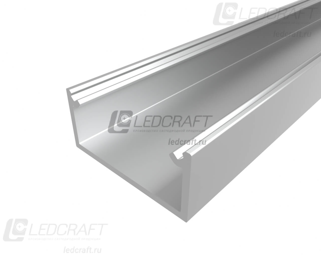 фото Профиль накладной алюминиевый LC-LP-1022-2 Anod анодированный 