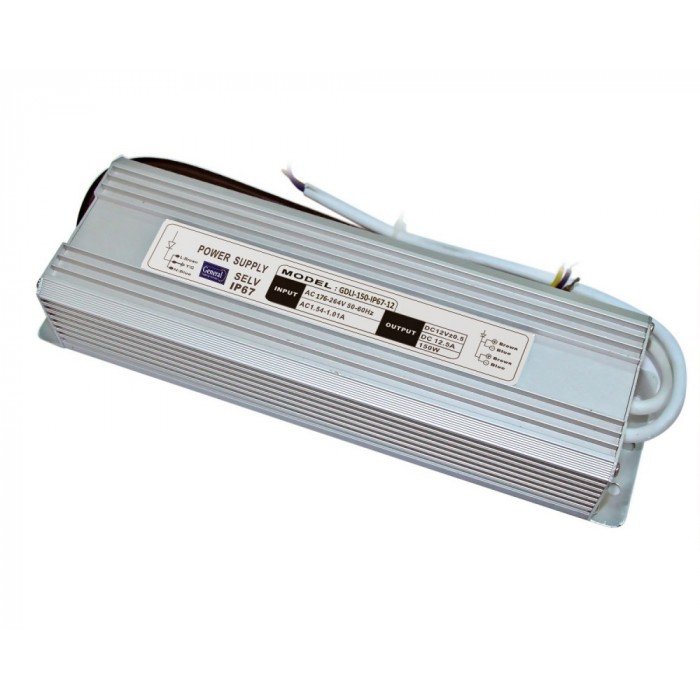 фото Блок питания для светодиодной ленты General 150W IP67 