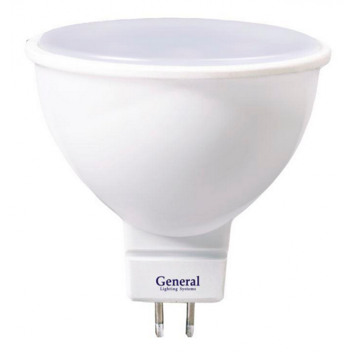 фото Лампа светодиодная GLDEN-MR16-12-230-GU5.3-6500 
