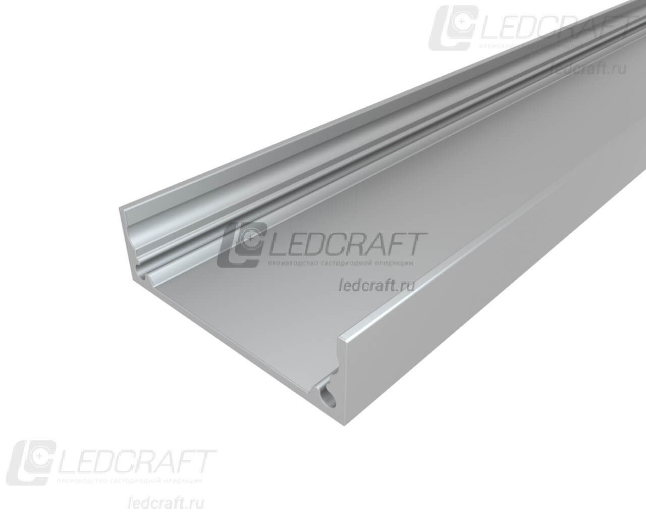 фото Профиль накладной алюминиевый LC-LP-1035-2 Anod анодированный 