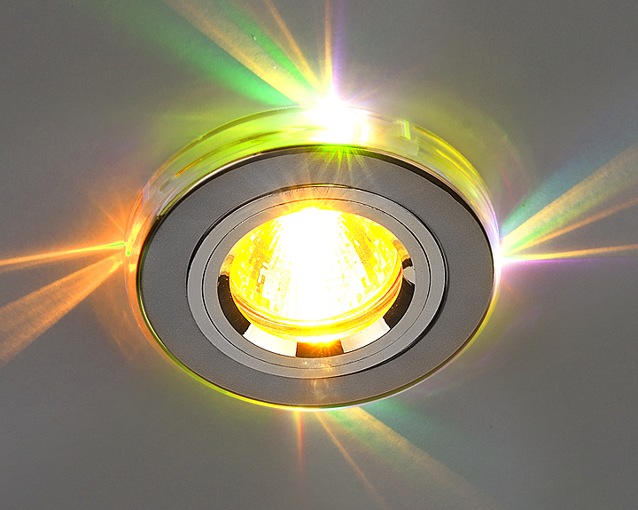 фото Точечный светильник 2060 Led (хром/мульти) 
