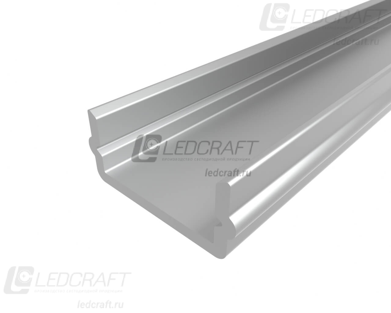 фото Профиль накладной алюминиевый LC-LP-0616-2 Anod анодированный 