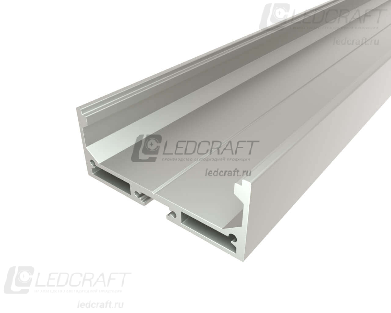 фото Профиль накладной алюминиевый LC-LP-2050-2 Anod анодированный 