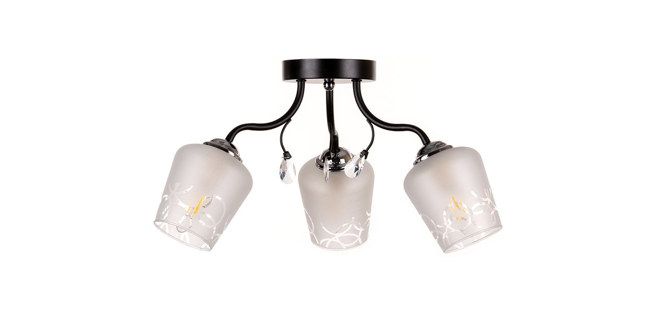 фото Люстра потолочная LUMINARTE LUCKY-CL 3хЕ14 