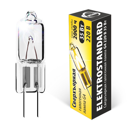 фото Лампа галогенная G4 220V 35W сверхъяркая Elektrostandard 