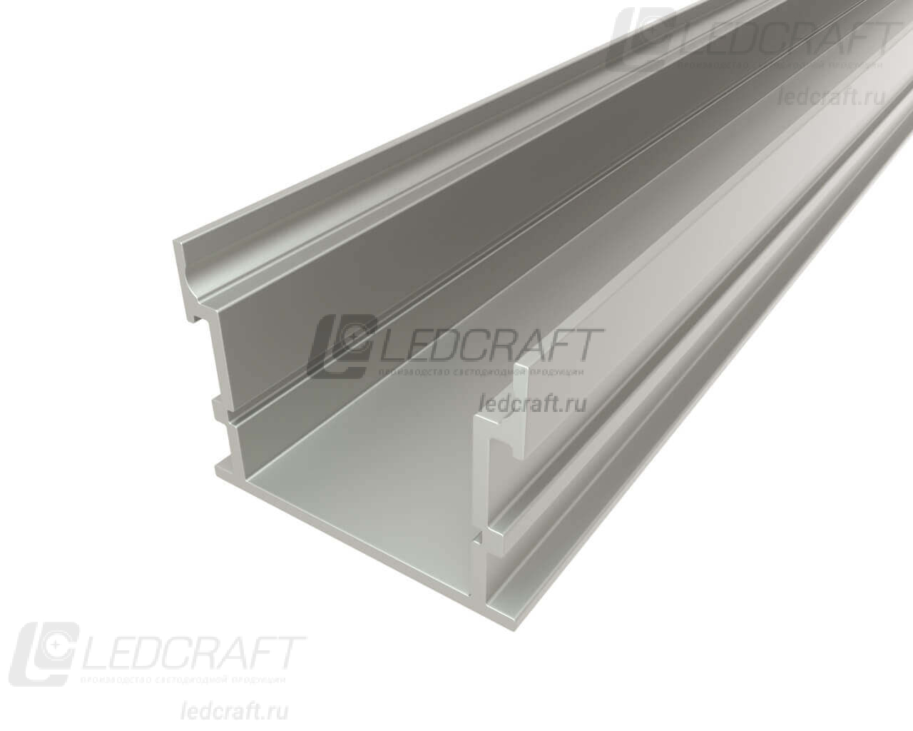 фото Профиль накладной алюминиевый LC-LP-2635-2 Anod анодированный 