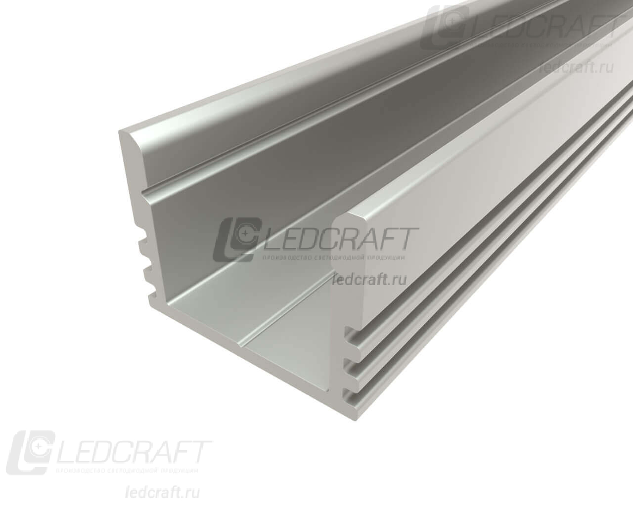 фото Профиль накладной алюминиевый LC-LP-1216-2 Anod анодированный 